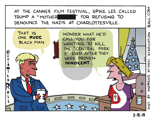 Ted Rall on Friday May 18, 2018 Comic Strip