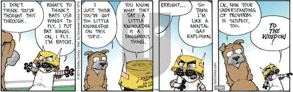 Get Fuzzy on Saturday October 8, 2011 Comic Strip
