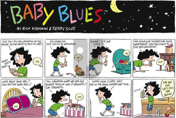 Baby Blues on Sunday September 1, 1996 Comic Strip