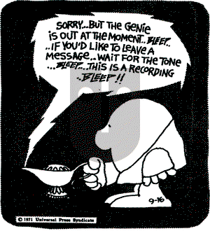 Ziggy on Thursday September 16, 1971 Comic Strip