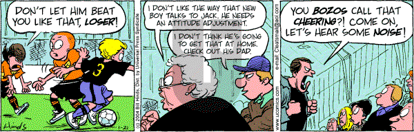 Cleats - Wednesday January 21, 2004 Comic Strip