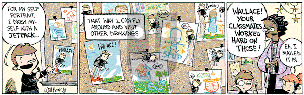 Wallace the Brave on Wednesday February 8, 2017 Comic Strip