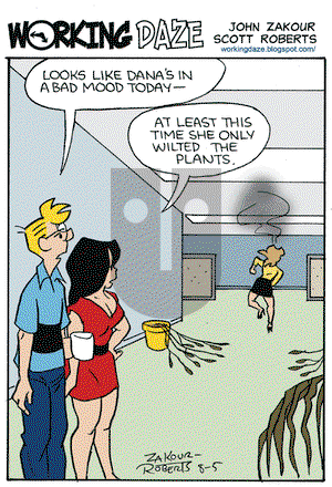 Working Daze on Wednesday August 5, 2009 Comic Strip
