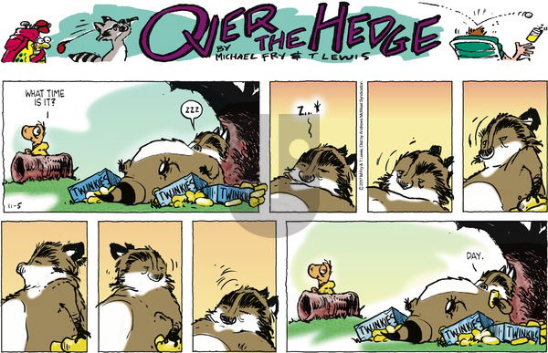 Over the Hedge on Sunday November 5, 2017 Comic Strip