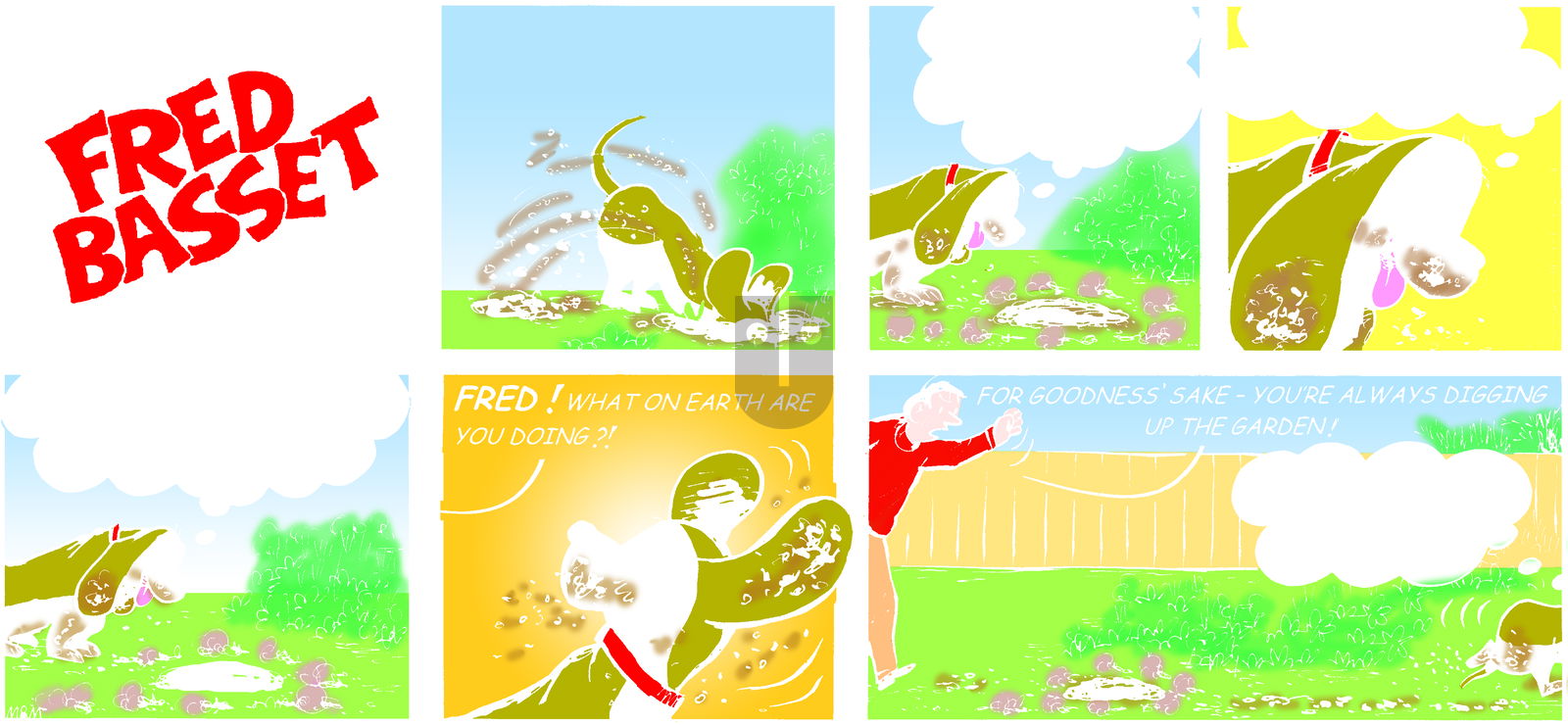 Fred Basset on Sunday June 22, 2014 Comic Strip