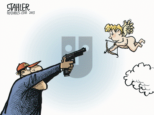 Jeff Stahler on Wednesday February 13, 2013 Comic Strip