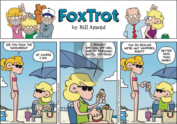 FoxTrot on Sunday August 10, 2025 Comic Strip