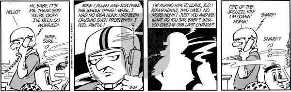 Doonesbury on Wednesday August 29, 1990 Comic Strip