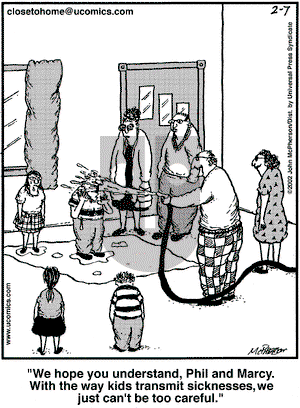 Close to Home on Thursday February 7, 2002 Comic Strip