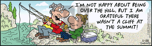 Frank and Ernest on Tuesday November 28, 2017 Comic Strip