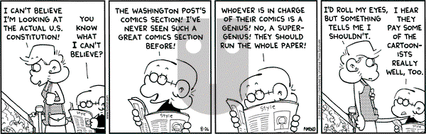 FoxTrot on Thursday August 26, 2004 Comic Strip