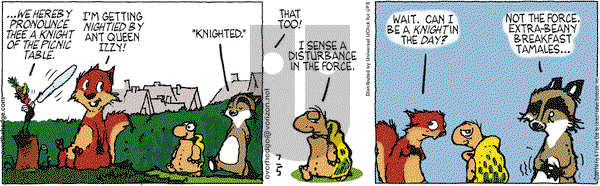 Over the Hedge on Tuesday July 5, 2011 Comic Strip