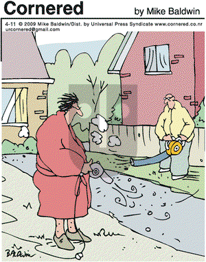 Cornered on Saturday April 11, 2009 Comic Strip