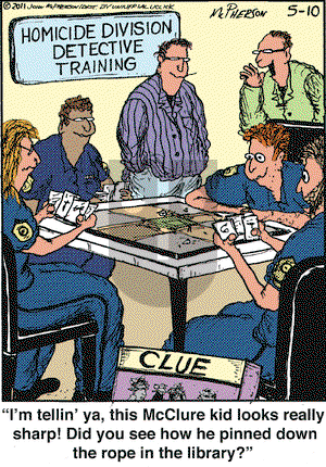 Close to Home on Tuesday May 10, 2011 Comic Strip