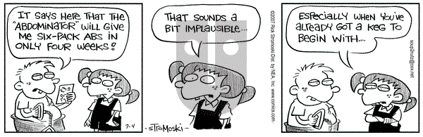 Soup to Nutz - Old on Wednesday July 4, 2007 Comic Strip
