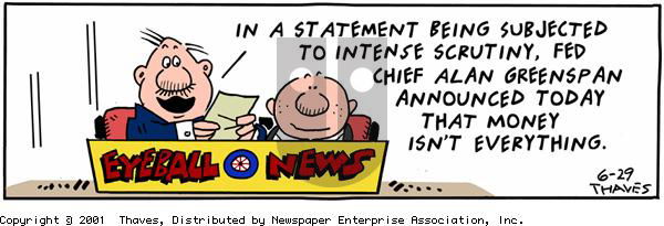 Frank and Ernest on Friday June 29, 2001 Comic Strip