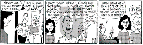 Luann on Friday August 30, 2002 Comic Strip