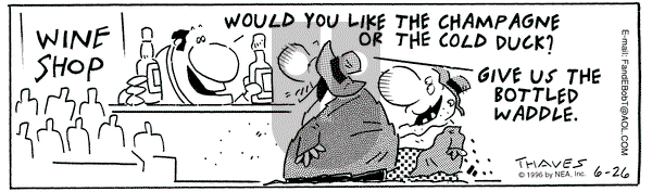 Frank and Ernest on Wednesday June 26, 1996 Comic Strip