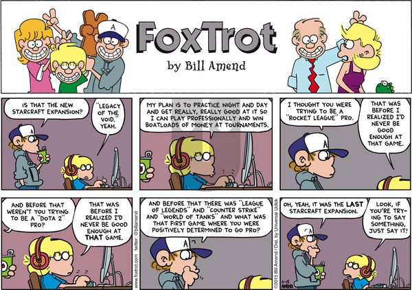 FoxTrot on Sunday November 15, 2015 Comic Strip