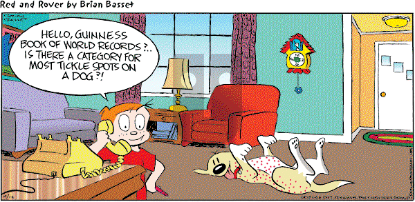 Red and Rover on Sunday October 12, 2008 Comic Strip