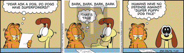 Garfield - Wednesday July 20, 2022 Comic Strip