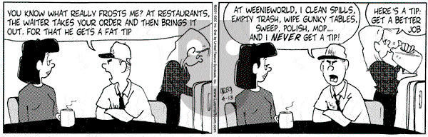 Luann on Friday April 13, 2001 Comic Strip