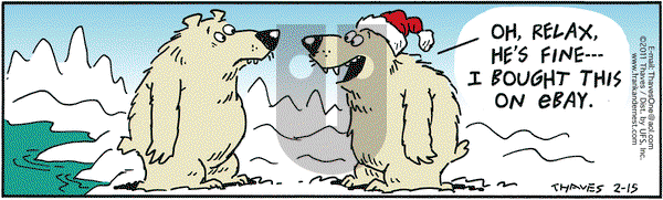 Frank and Ernest on Tuesday February 15, 2011 Comic Strip