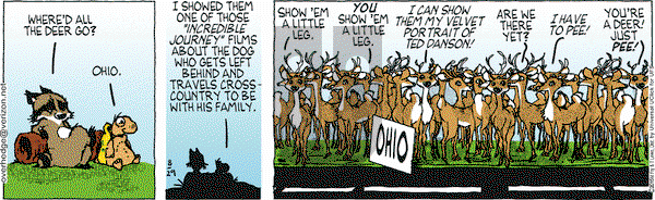 Over the Hedge on Saturday August 29, 2015 Comic Strip
