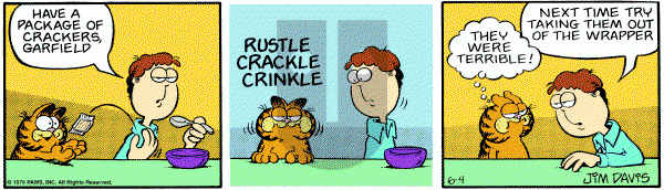 Garfield on Monday June 4, 1979 Comic Strip