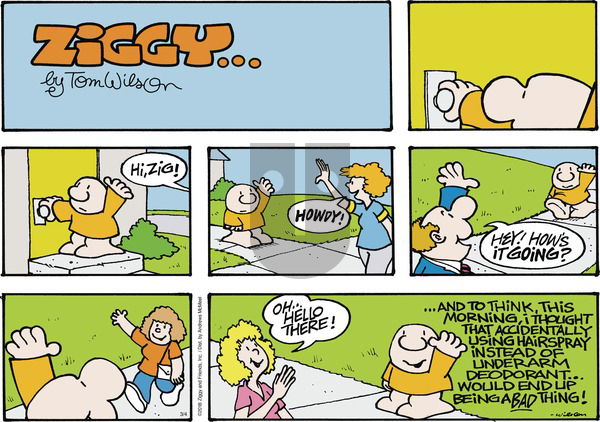 Ziggy on Sunday March 4, 2018 Comic Strip