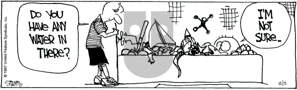 The Buckets on Tuesday December 2, 1997 Comic Strip