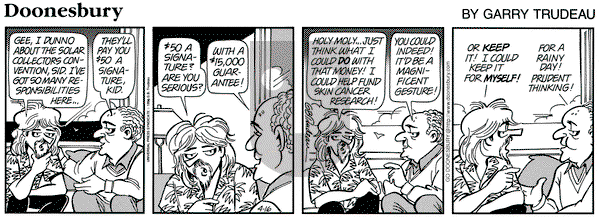Doonesbury on Tuesday April 16, 1996 Comic Strip
