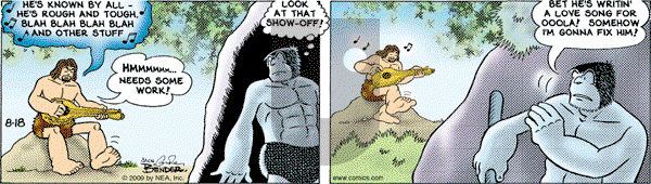 Alley Oop on Tuesday August 18, 2009 Comic Strip