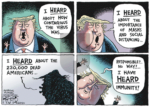 Rob Rogers on Thursday October 15, 2020 Comic Strip