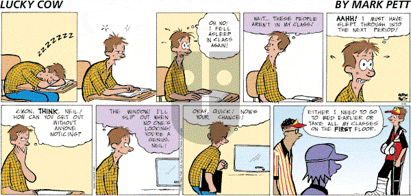 Lucky Cow on Sunday September 25, 2005 Comic Strip