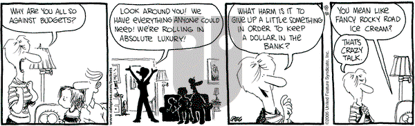 The Buckets - Friday August 18, 2006 Comic Strip