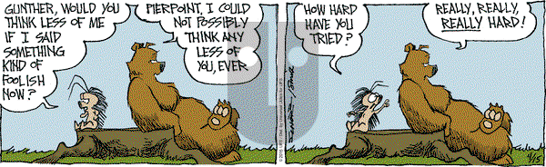 The Grizzwells on Wednesday April 15, 2015 Comic Strip