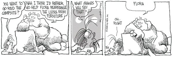The Grizzwells on Wednesday July 19, 2000 Comic Strip