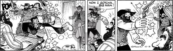 Alley Oop on Thursday October 9, 1975 Comic Strip