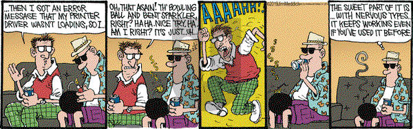Monty on Tuesday January 22, 2019 Comic Strip