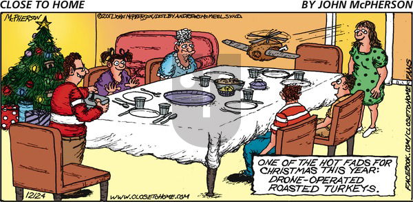 Close to Home on Sunday December 24, 2017 Comic Strip