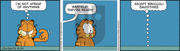 Garfield - Thursday August 24, 2023 Comic Strip