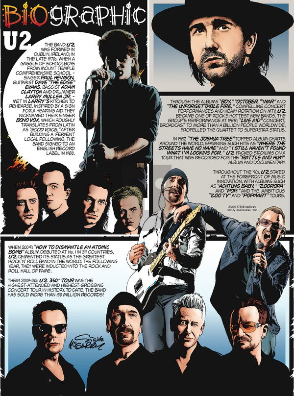 Biographic on Sunday April 13, 2014 Comic Strip