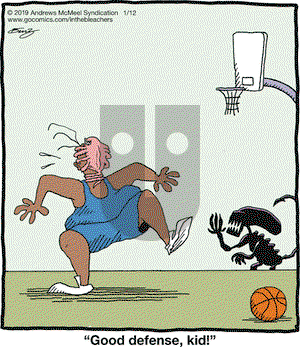 In the Bleachers on Saturday January 12, 2019 Comic Strip