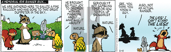 Over the Hedge on Thursday February 11, 2016 Comic Strip