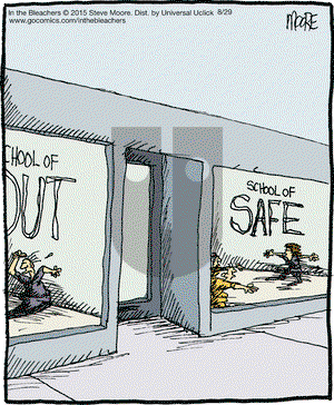 In the Bleachers on Saturday August 29, 2015 Comic Strip