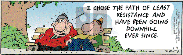 Frank and Ernest on Monday January 11, 2010 Comic Strip