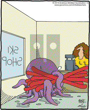 In the Bleachers on Saturday January 5, 2019 Comic Strip