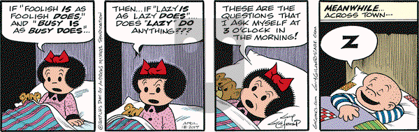 Nancy on Tuesday April 18, 2017 Comic Strip