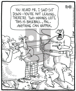 In the Bleachers on Saturday August 24, 1996 Comic Strip